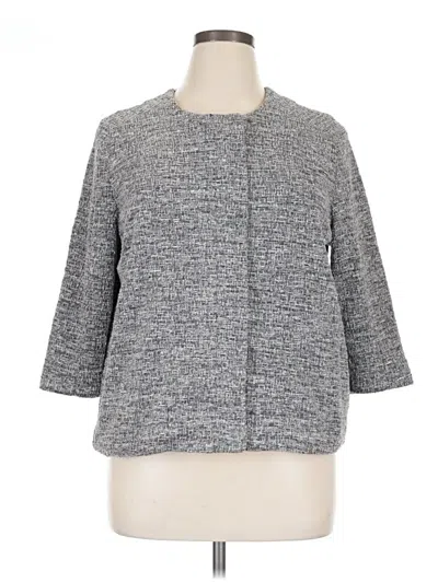 Pre-owned Worthington Blazer Jacket In Gray