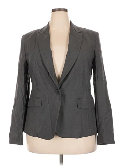 Pre-owned Worthington Blazer Jacket In Gray