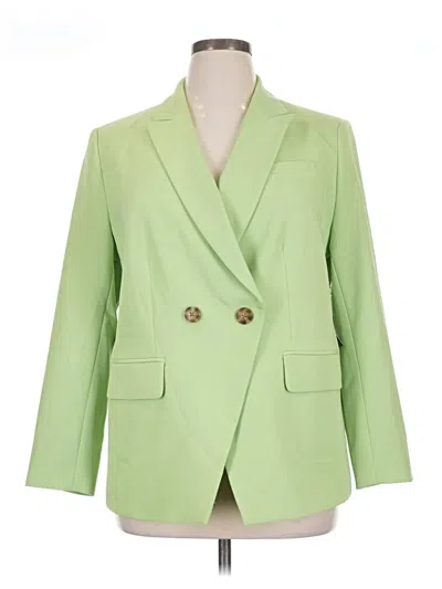 Pre-owned Worthington Blazer Jacket In Green
