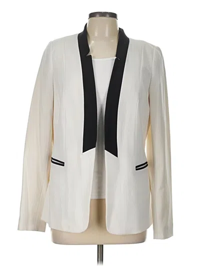 Pre-owned Worthington Blazer Jacket In Ivory