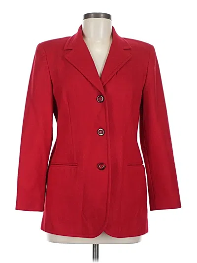 Pre-owned Worthington Blazer Jacket In Red