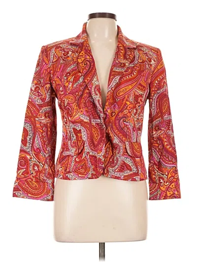 Pre-owned Worthington Blazer Jacket In Red