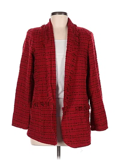 Pre-owned Worthington Blazer Jacket In Red
