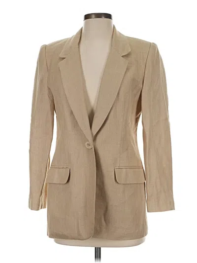 Pre-owned Worthington Blazer Jacket In Tan