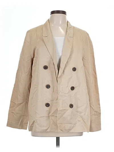 Pre-owned Worthington Blazer Jacket In Tan