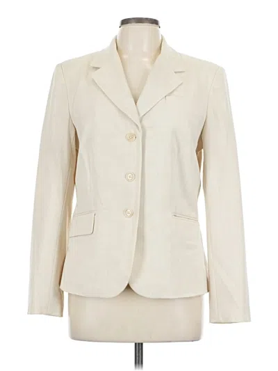 Pre-owned Worthington Blazer Jacket In White