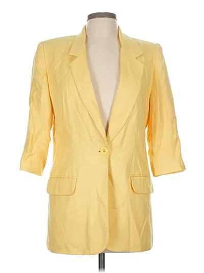 Pre-owned Worthington Blazer Jacket In Yellow