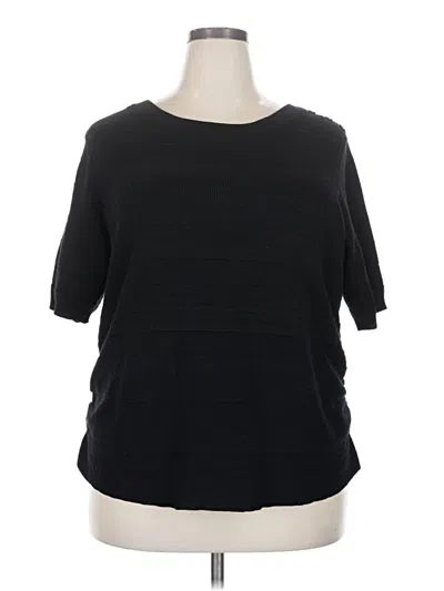 Pre-owned Worthington Cardigan Sweater In Black