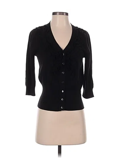 Pre-owned Worthington Cardigan Sweater In Black