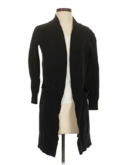 Pre-owned Worthington Cardigan Sweater In Black