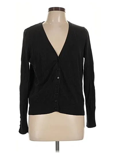 Pre-owned Worthington Cardigan Sweater In Black