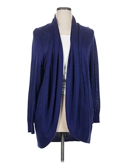 Pre-owned Worthington Cardigan Sweater In Blue