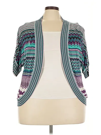 Pre-owned Worthington Cardigan Sweater In Blue