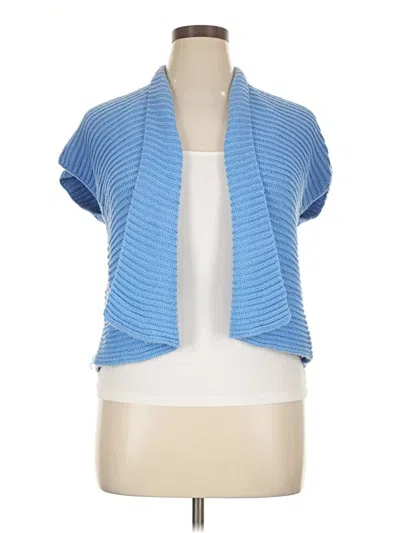 Pre-owned Worthington Cardigan Sweater In Blue