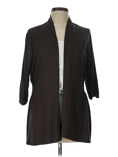 Pre-owned Worthington Cardigan Sweater In Brown