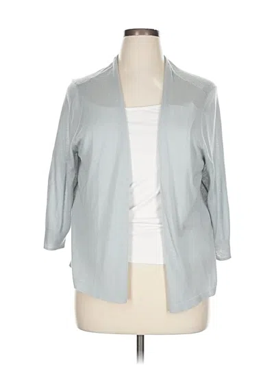 Pre-owned Worthington Cardigan Sweater In Gray