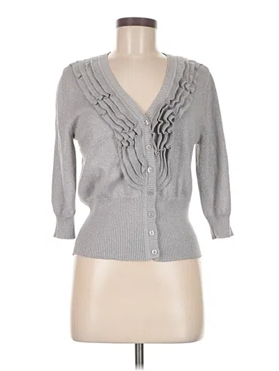 Pre-owned Worthington Cardigan Sweater In Gray