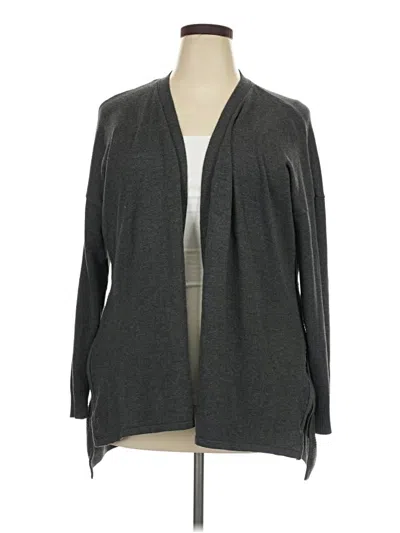 Pre-owned Worthington Cardigan Sweater In Gray