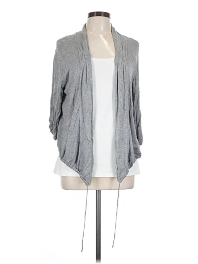 Pre-owned Worthington Cardigan Sweater In Gray