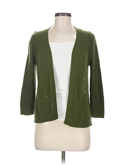 Pre-owned Worthington Cardigan Sweater In Green