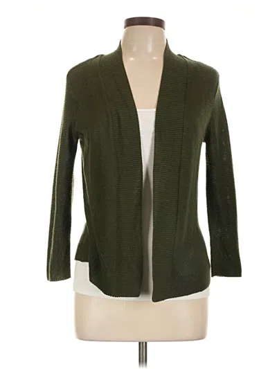 Pre-owned Worthington Cardigan Sweater In Green