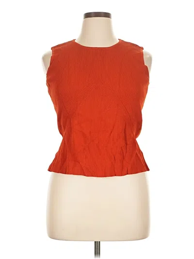 Pre-owned Worthington Cardigan Sweater In Orange