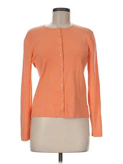 Pre-owned Worthington Cardigan Sweater In Orange