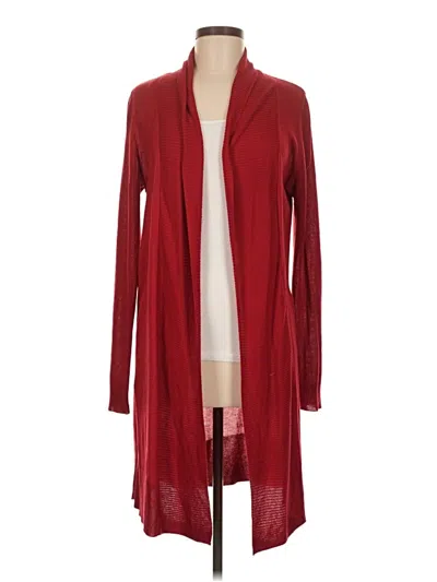 Pre-owned Worthington Cardigan Sweater In Red