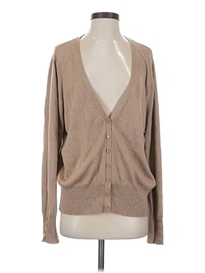 Pre-owned Worthington Cardigan Sweater In Tan