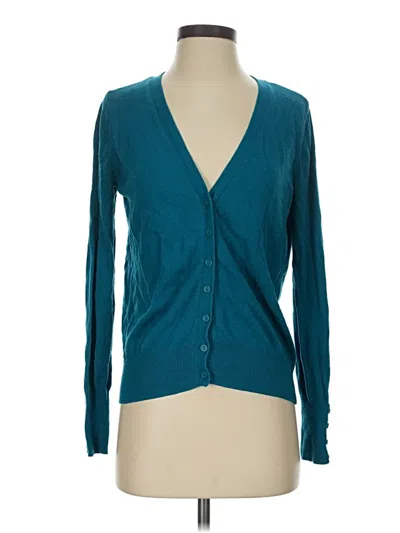 Pre-owned Worthington Cardigan Sweater In Teal