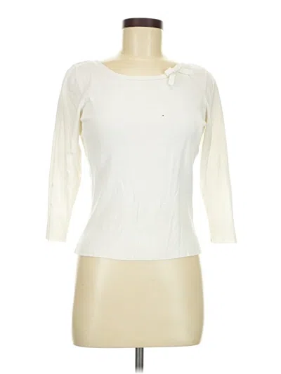 Pre-owned Worthington Cardigan Sweater In White