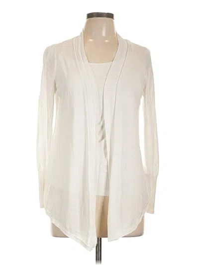 Pre-owned Worthington Cardigan Sweater In White
