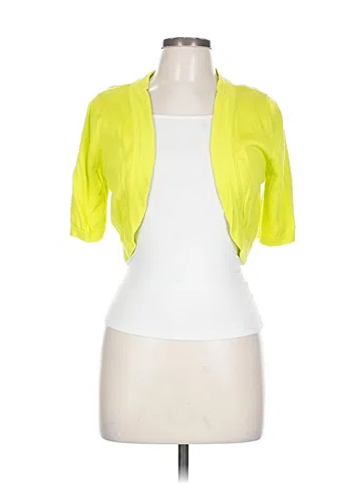 Pre-owned Worthington Cardigan Sweater In Yellow