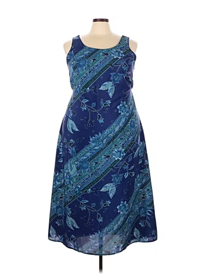 Pre-owned Worthington Casual Dress In Blue