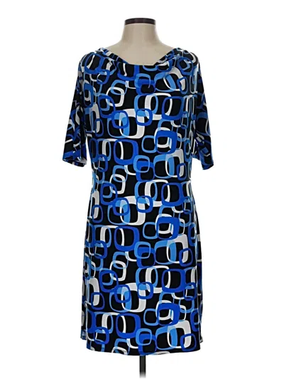 Pre-owned Worthington Casual Dress In Blue