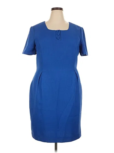 Pre-owned Worthington Casual Dress In Blue