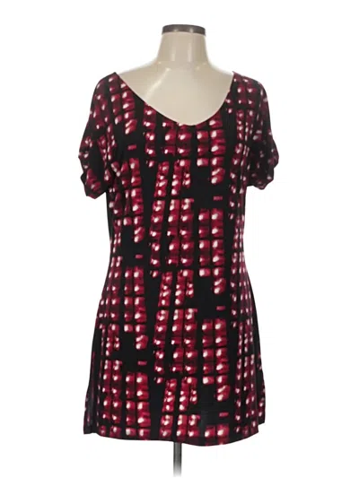 Pre-owned Worthington Casual Dress In Burgundy