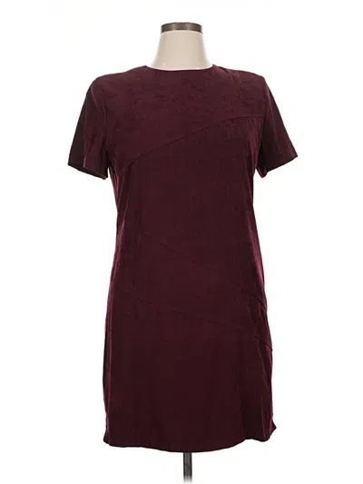 Pre-owned Worthington Casual Dress In Burgundy
