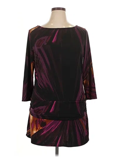 Pre-owned Worthington Casual Dress In Burgundy