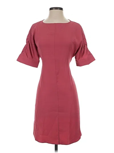 Pre-owned Worthington Casual Dress In Burgundy