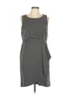 Worthington Casual Dress In Gray