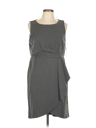 Worthington Casual Dress In Gray