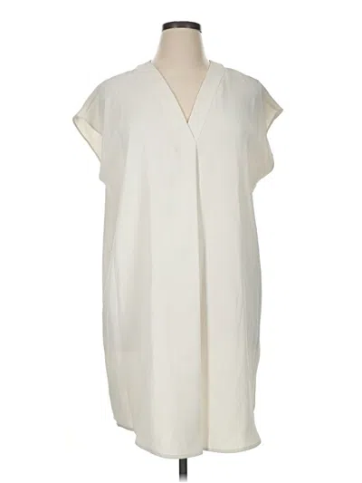 Pre-owned Worthington Casual Dress In Ivory