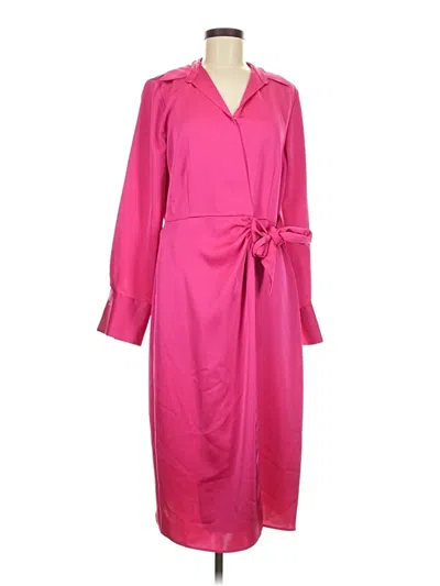 Pre-owned Worthington Casual Dress In Pink