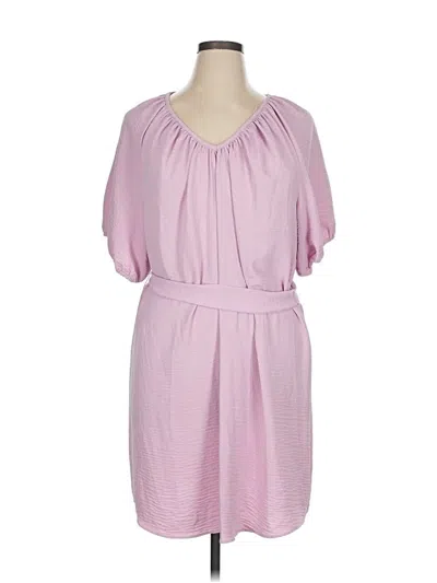 Pre-owned Worthington Casual Dress In Pink
