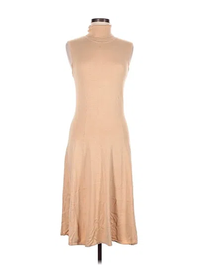 Pre-owned Worthington Casual Dress In Tan