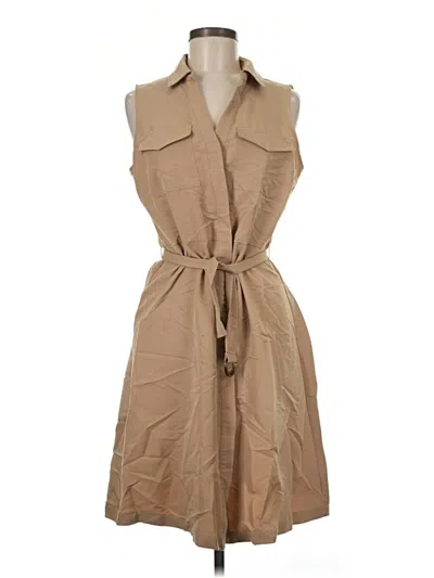 Pre-owned Worthington Casual Dress In Tan