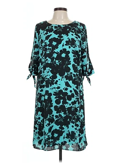 Pre-owned Worthington Casual Dress In Teal