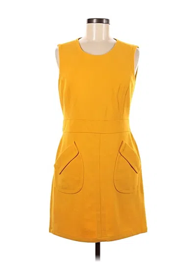 Pre-owned Worthington Casual Dress In Yellow