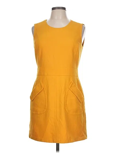 Pre-owned Worthington Casual Dress In Yellow